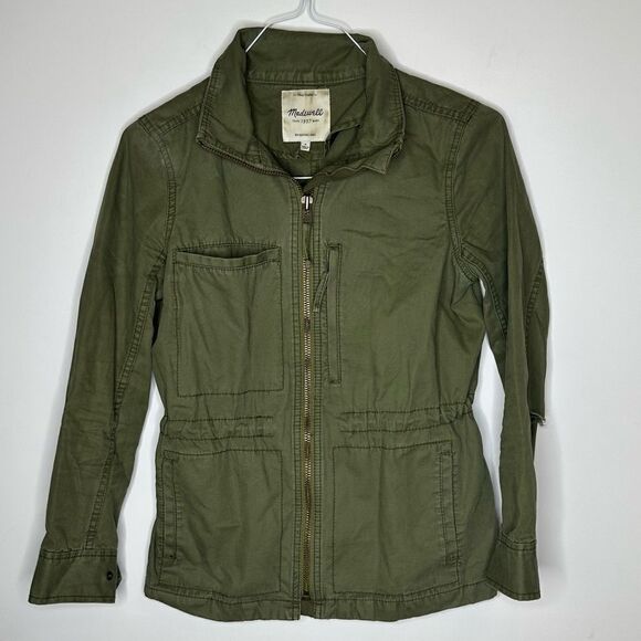 Madewell Fleet Jacket in Army Green Size Small - Picture 6 of 12
